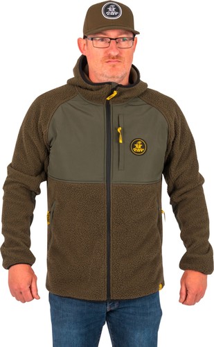Black cat polar fleece jacke - cat, polar-fleece
