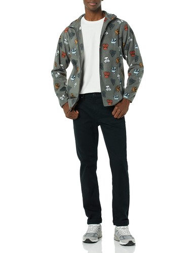 Herren polarfleece jacke - polarfleece-jacke, star