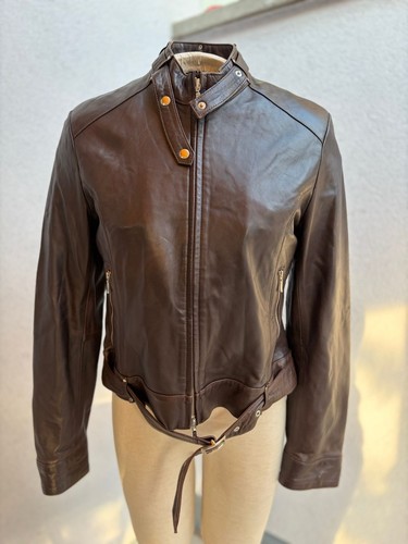 Damen lederjacke braun von - damen, ,