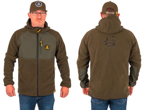 Black cat polar fleece - black,